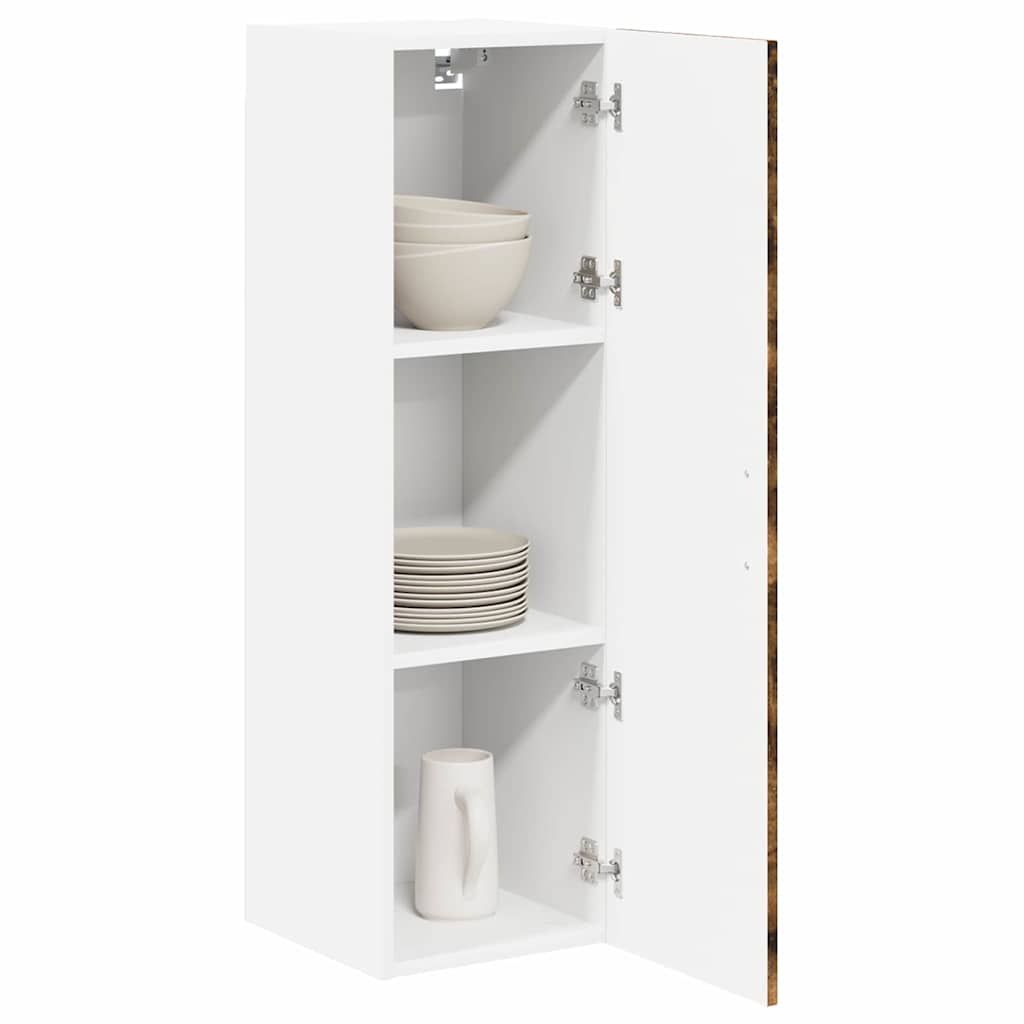 Wandschrank LUCCA Geräucherte Eiche 30 x 31 x 100 cm