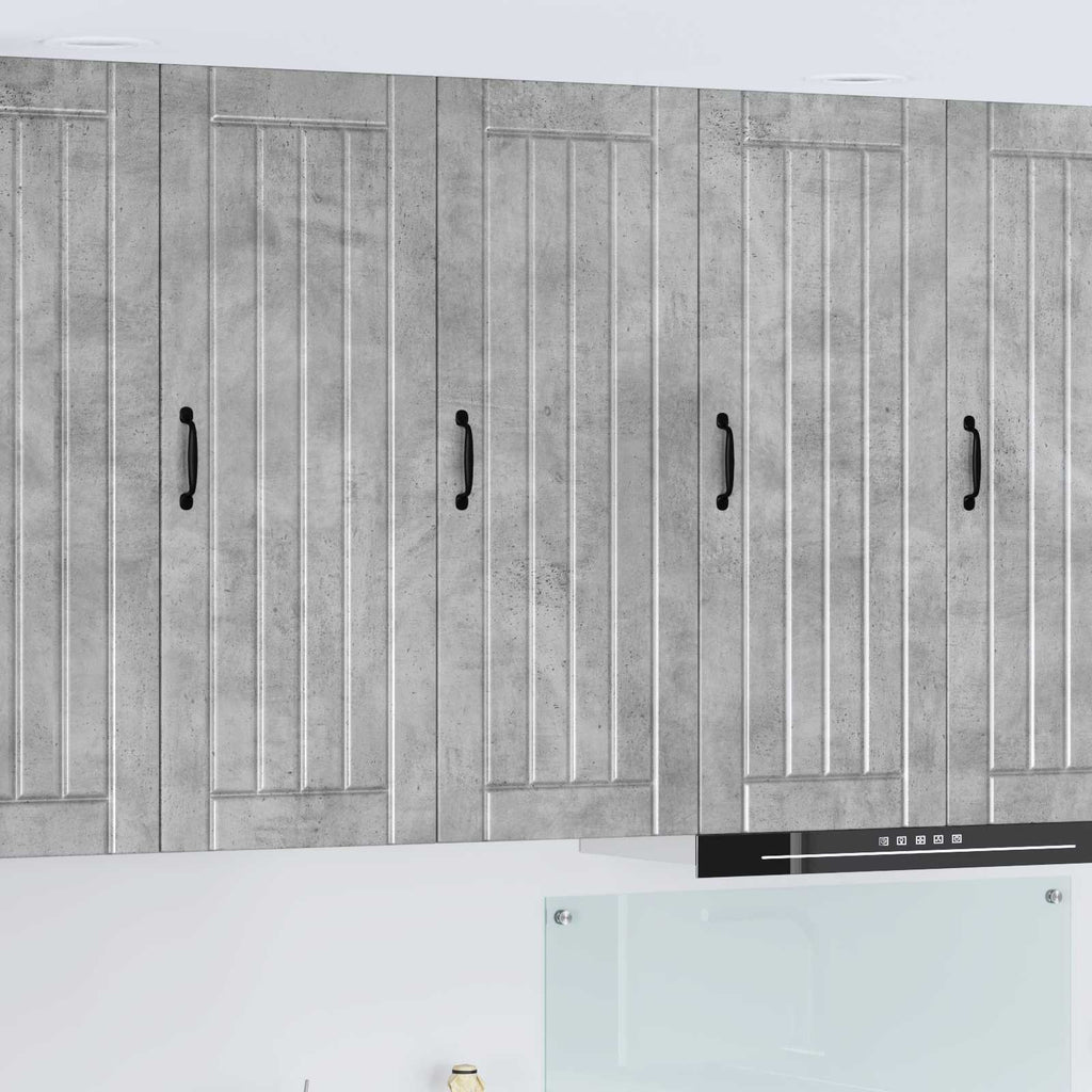 Wandschrank LUCCA Betongrau 40 x 31 x 100 cm Holzwerkstoff
