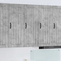 Wandschrank LUCCA Betongrau 40 x 31 x 100 cm Holzwerkstoff