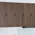 Wandschrank LUCCA Brauneiche 40 x 31 x 100 cm Holzwerkstoff