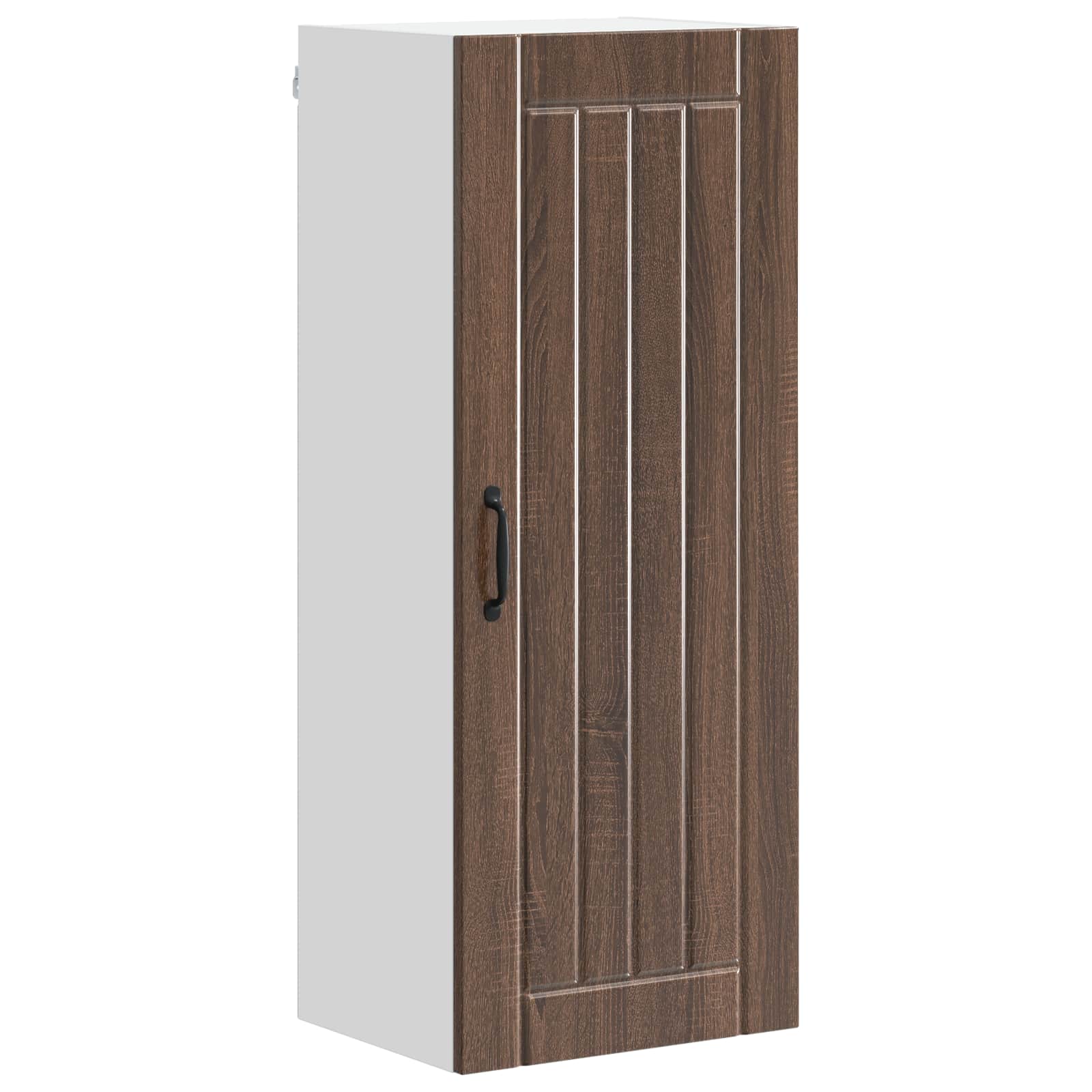 Wandschrank LUCCA Brauneiche 40 x 31 x 100 cm Holzwerkstoff
