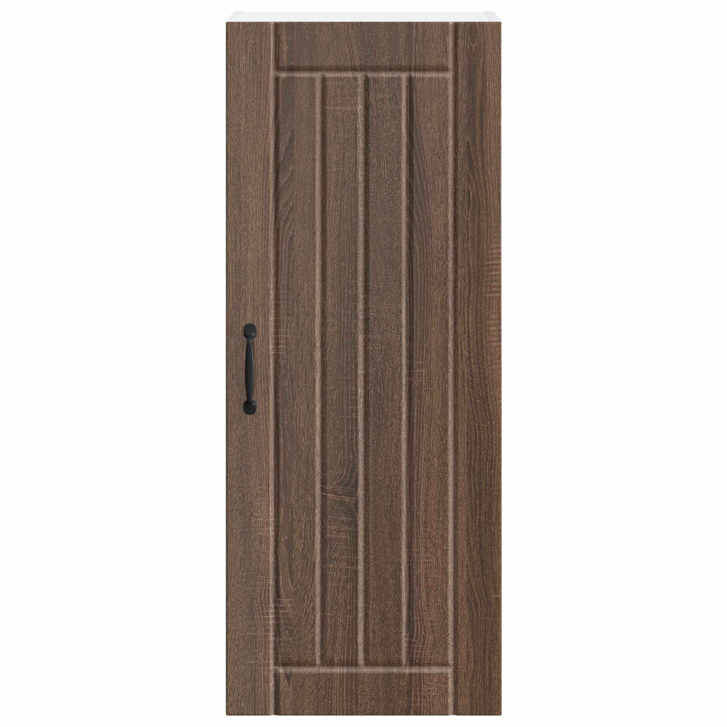 Wandschrank LUCCA Brauneiche 40 x 31 x 100 cm Holzwerkstoff