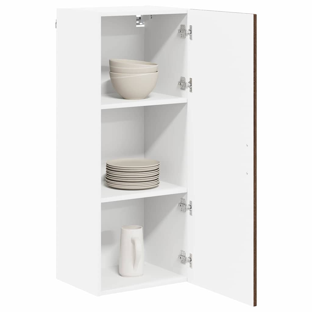 Wandschrank LUCCA Brauneiche 40 x 31 x 100 cm Holzwerkstoff