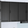 Wandschrank LUCCA Schwarz 50 x 31 x 100 cm Holzwerkstoff