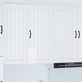 Wandschrank LUCCA Hochglanz Weiß 50 x 31 x 100 cm Holzwerkstoff