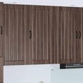 Wandschrank LUCCA Brauneiche 50 x 31 x 100 cm Holzwerkstoff