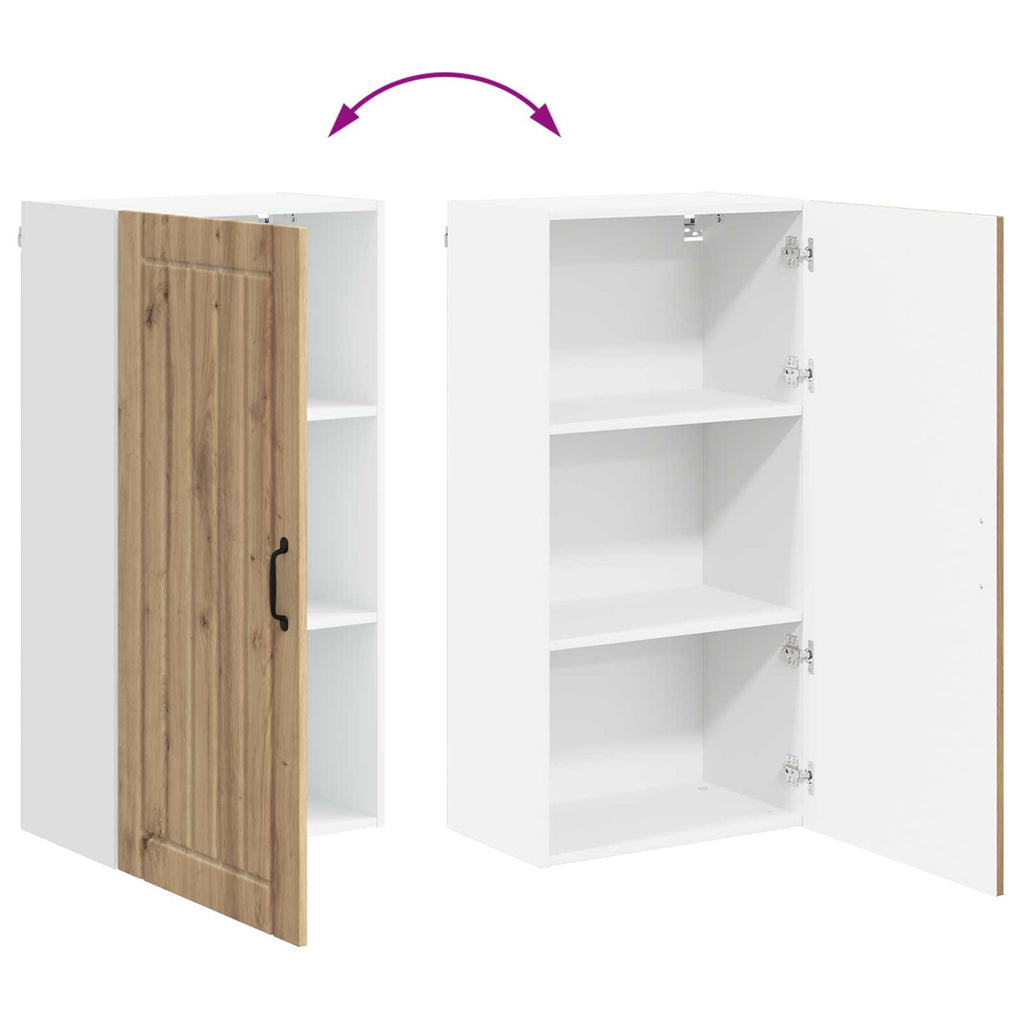 Wandschrank LUCCA Artisan-Eiche 50 x 31 x 100 cm Holzwerkstoff