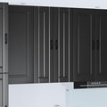 Wandschrank LUCCA Schwarz 60 x 31 x 100 cm Holzwerkstoff