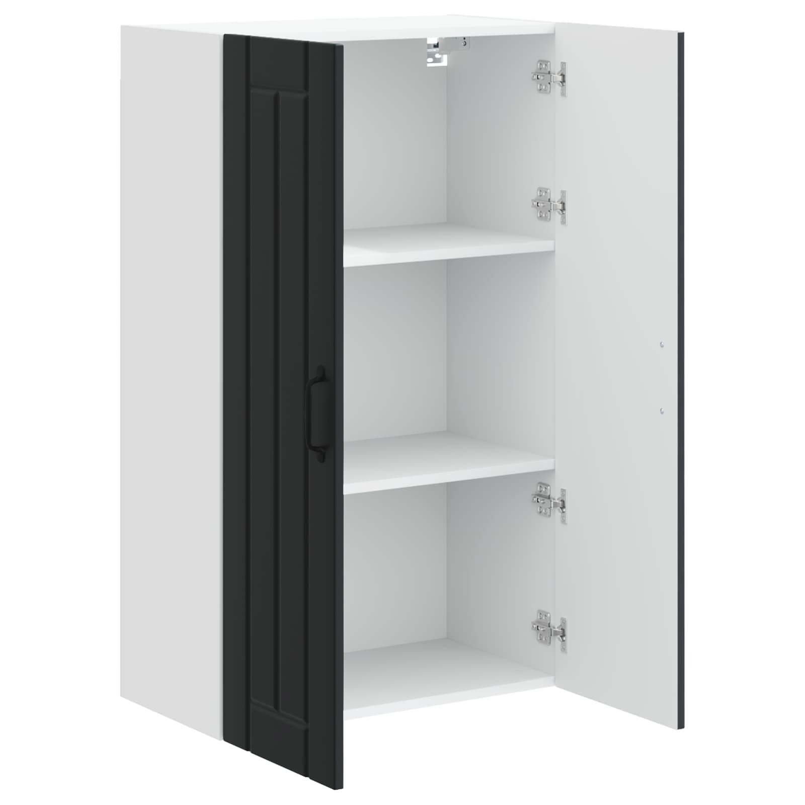Wandschrank LUCCA Schwarz 60 x 31 x 100 cm Holzwerkstoff