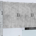 Wandschrank LUCCA Betongrau 60 x 31 x 100 cm Holzwerkstoff