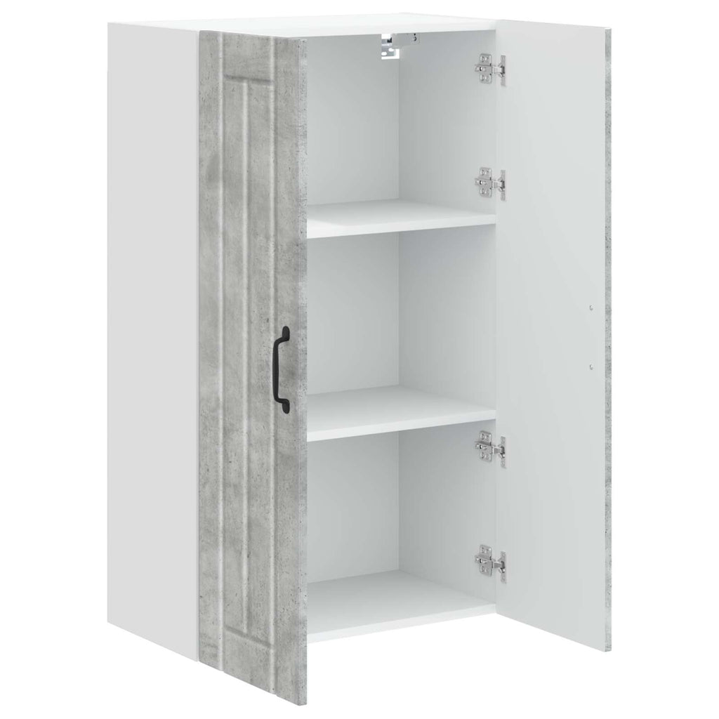 Wandschrank LUCCA Betongrau 60 x 31 x 100 cm Holzwerkstoff