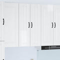 Wandschrank LUCCA Hochglanz Weiß 60 x 31 x 100 cm Holzwerkstoff