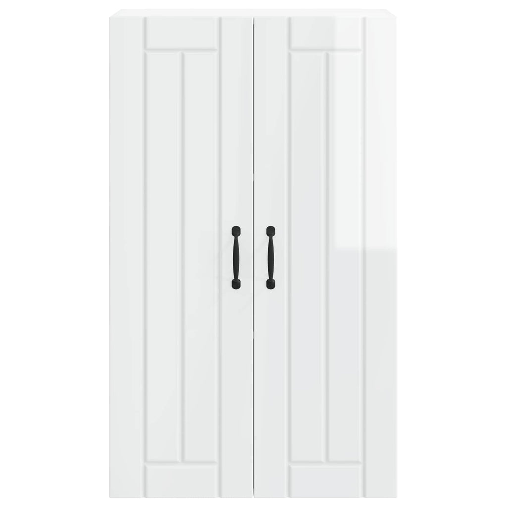 Wandschrank LUCCA Hochglanz Weiß 60 x 31 x 100 cm Holzwerkstoff