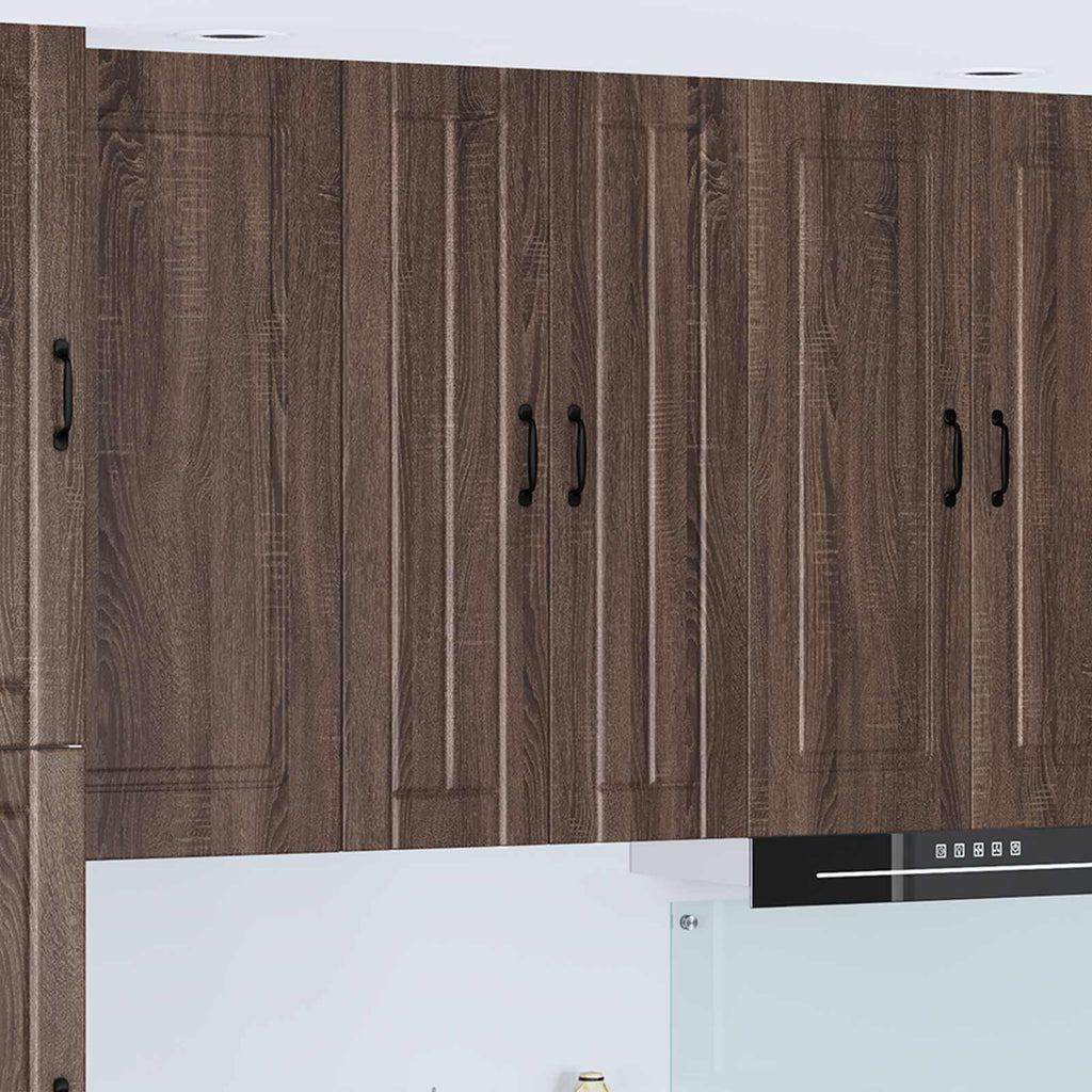 Wandschrank LUCCA Brauneiche 60 x 31 x 100 cm Holzwerkstoff
