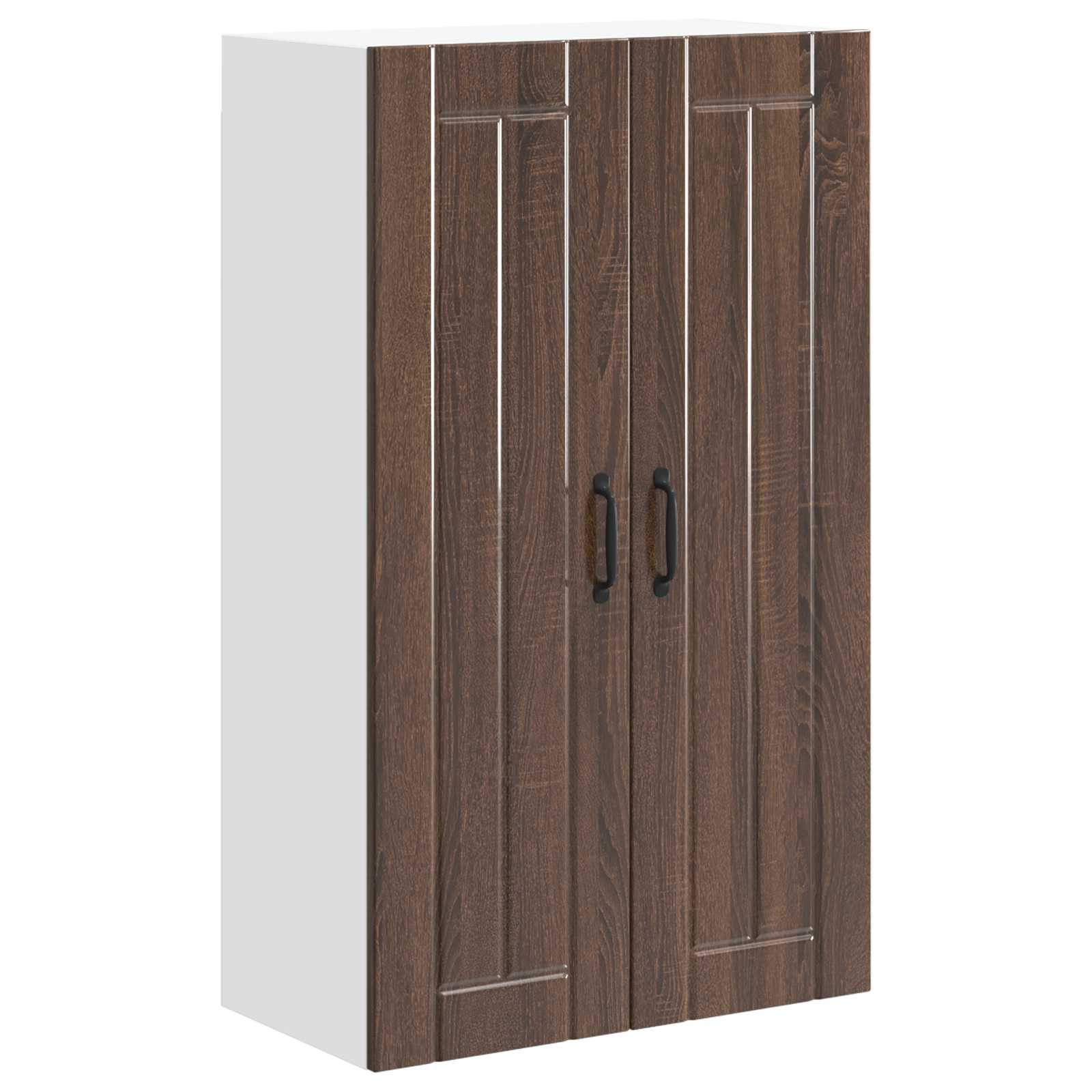 Wandschrank LUCCA Brauneiche 60 x 31 x 100 cm Holzwerkstoff