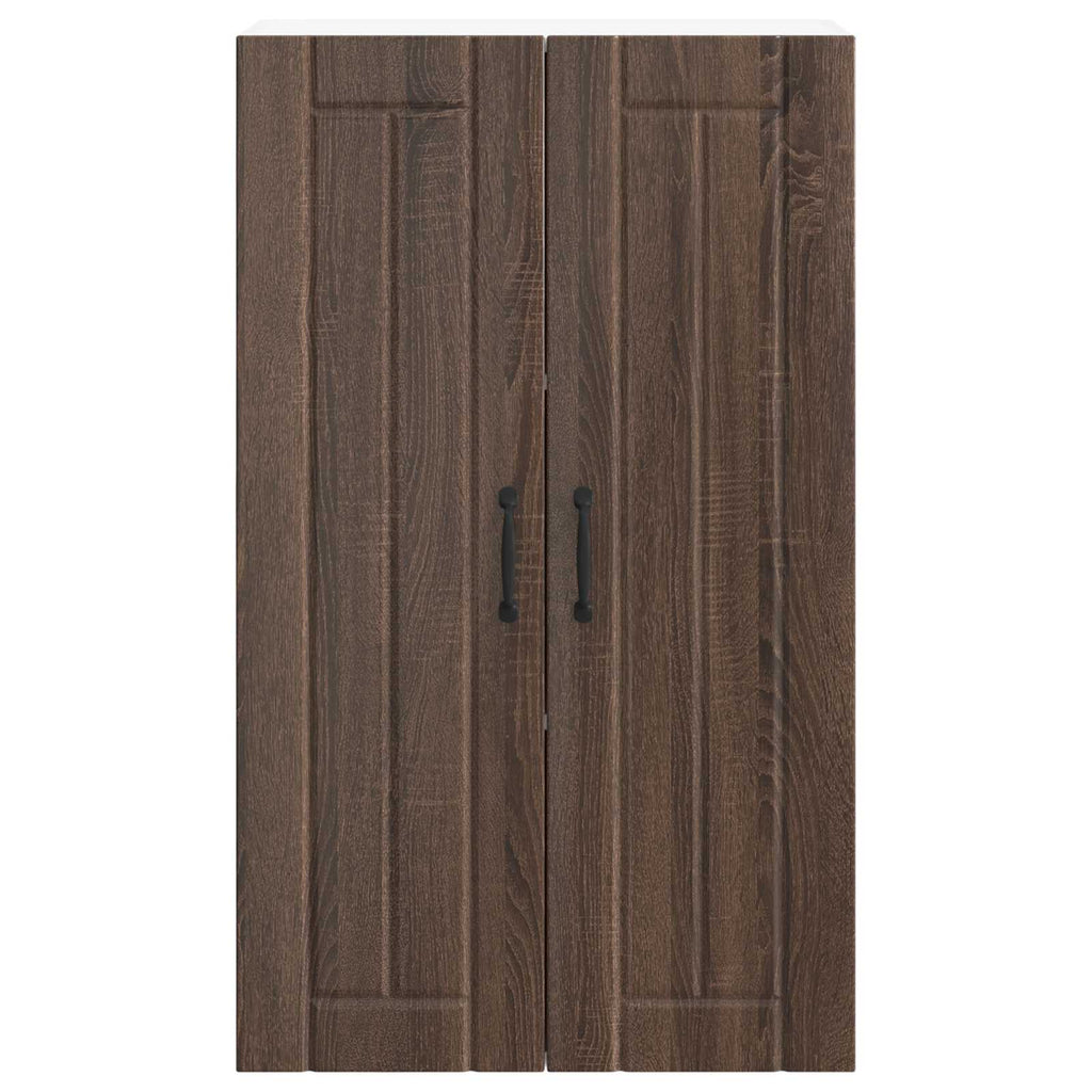 Wandschrank LUCCA Brauneiche 60 x 31 x 100 cm Holzwerkstoff