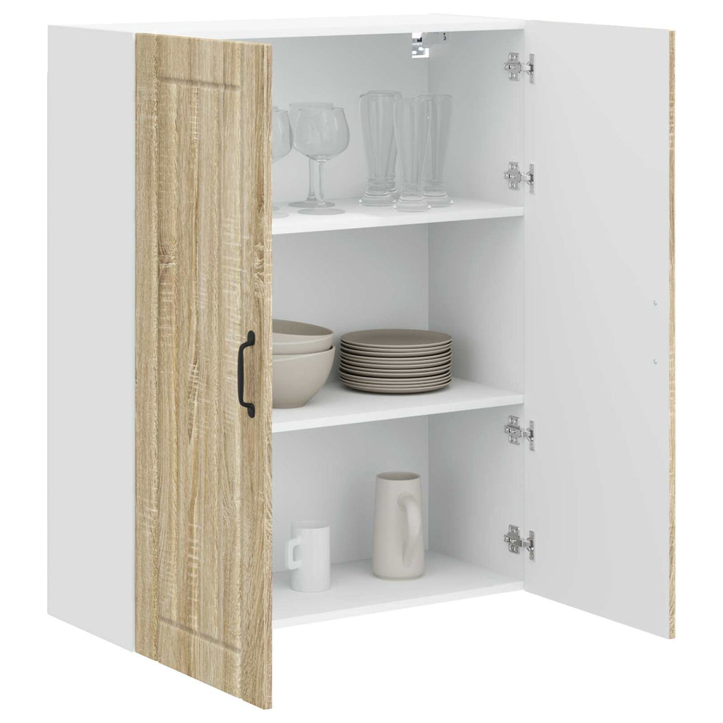 Wandschrank LUCCA Sonoma-Eiche 80 x 31 x 100 cm Holzwerkstoff