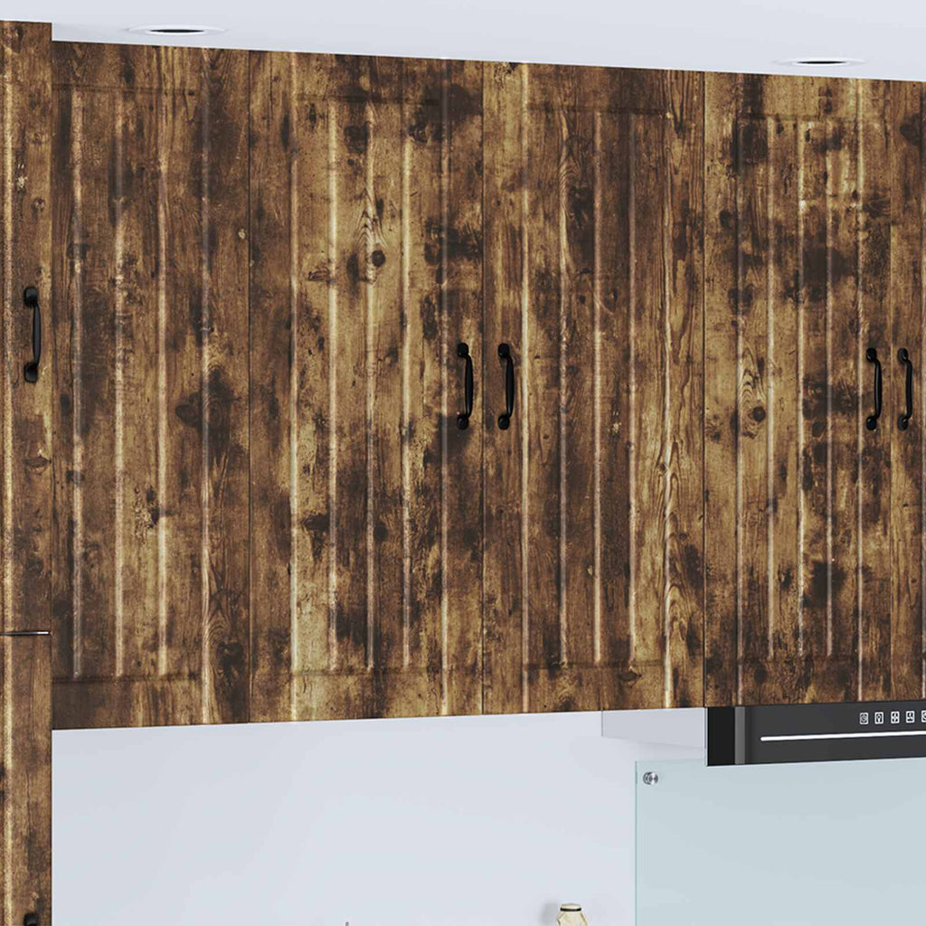 Wandschrank LUCCA Geräucherte Eiche 80 x 31 x 100 cm