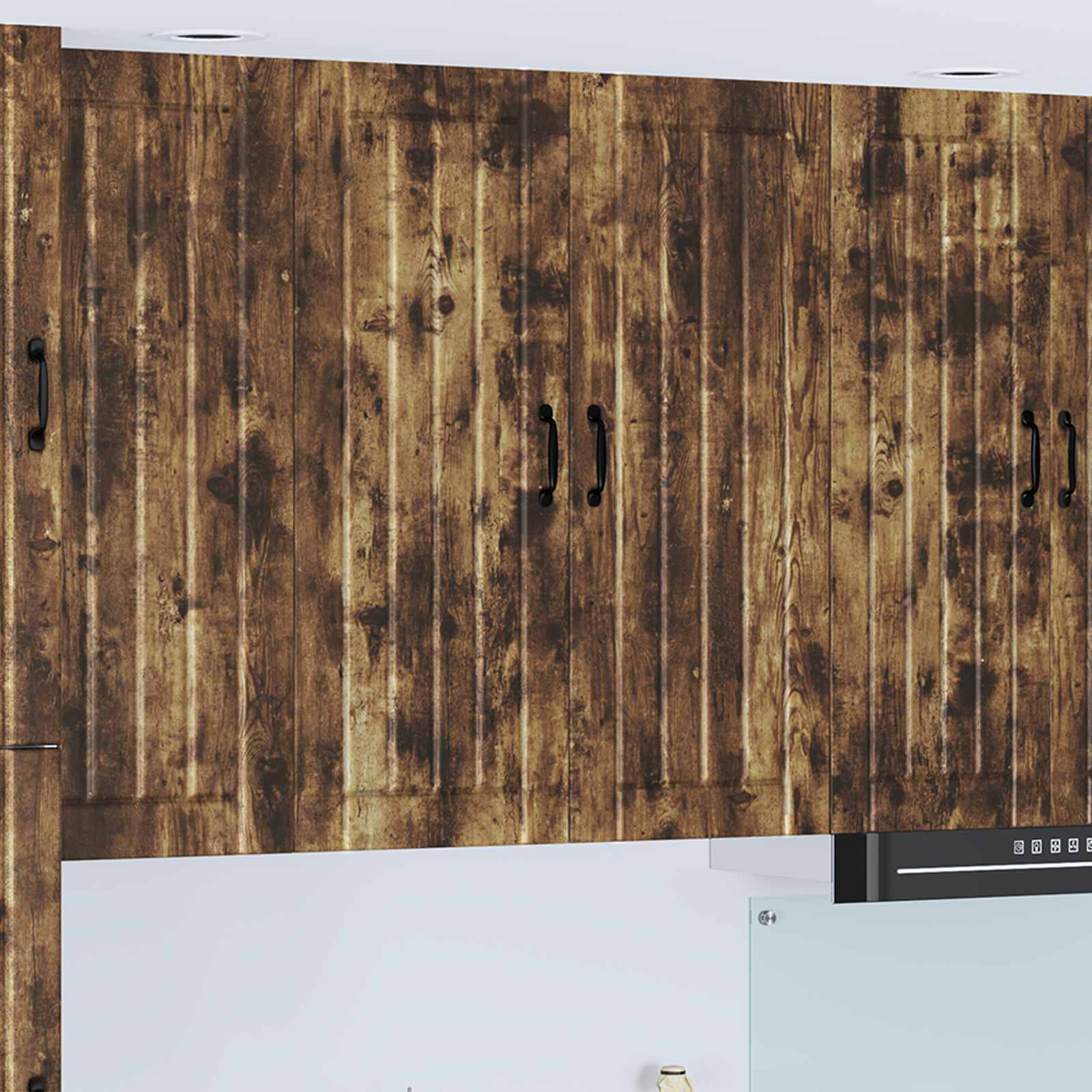 Wandschrank LUCCA Geräucherte Eiche 80 x 31 x 100 cm