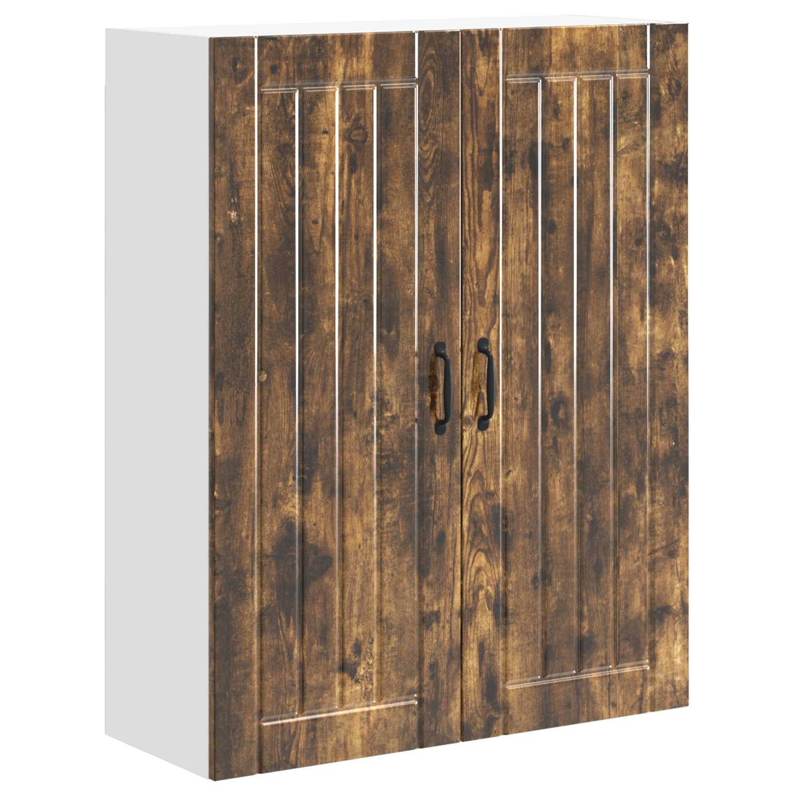 Wandschrank LUCCA Geräucherte Eiche 80 x 31 x 100 cm