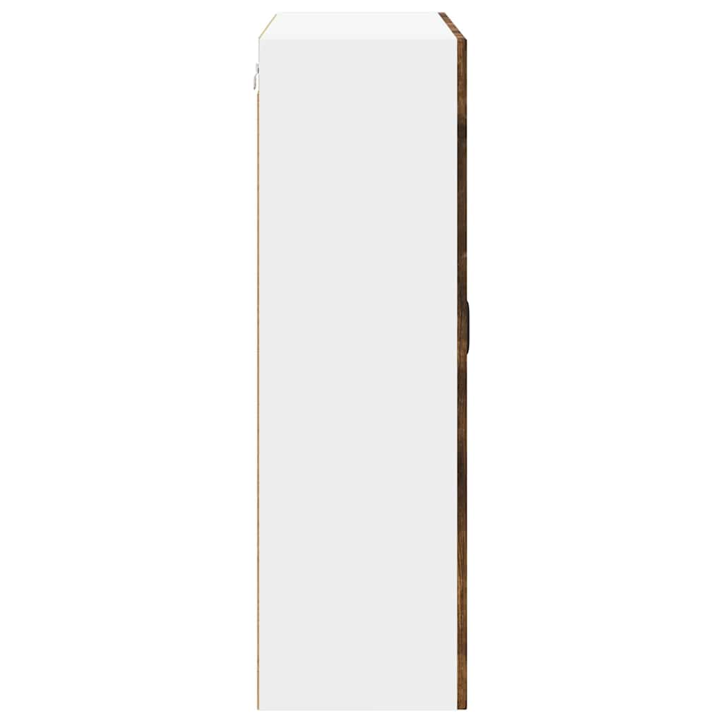 Wandschrank LUCCA Geräucherte Eiche 80 x 31 x 100 cm