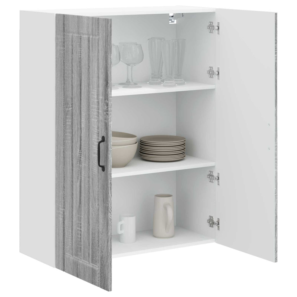 Wandschrank LUCCA Graues Sonoma 80 x 31 x 100 cm Holzwerkstoff