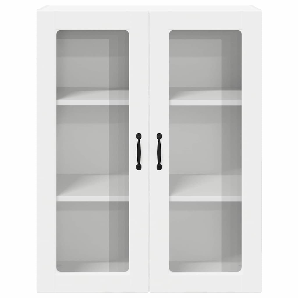 Wandglas-Schrank LUCCA Weiß 80 x 31 x 100 cm Holzwerkstoff