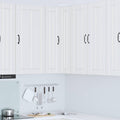 Wand-Eckschrank LUCCA Weiß 57 x 57 x 100 cm Holzwerkstoff