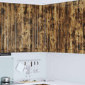 Wand-Eckschrank LUCCA Geräucherte Eiche 57 x 57 x 100 cm