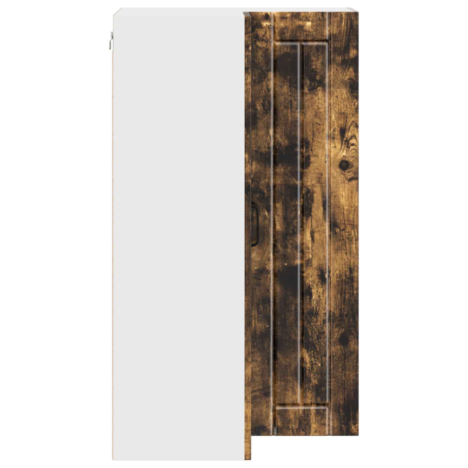 Wand-Eckschrank LUCCA Geräucherte Eiche 57 x 57 x 100 cm
