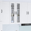 Wandglas-Schrank LUCCA Weiß 60 x 31 x 100 cm Holzwerkstoff