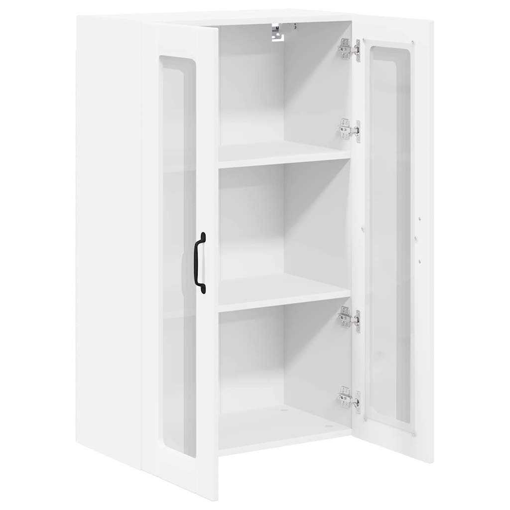 Wandglas-Schrank LUCCA Weiß 60 x 31 x 100 cm Holzwerkstoff