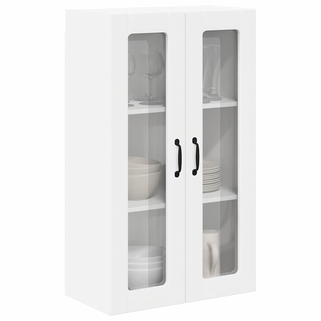 Wandglas-Schrank LUCCA Weiß 60 x 31 x 100 cm Holzwerkstoff