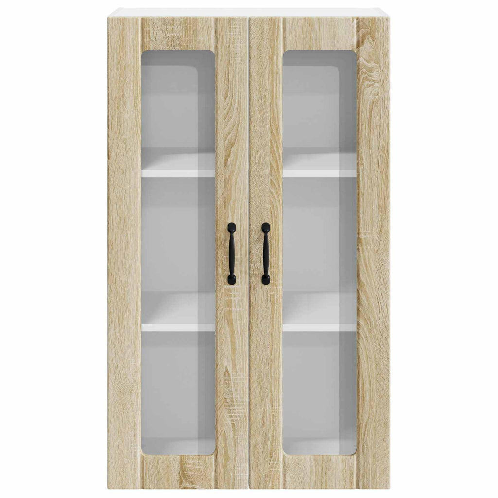 Wandglas-Schrank LUCCA Sonoma-Eiche 60 x 31 x 100 cm