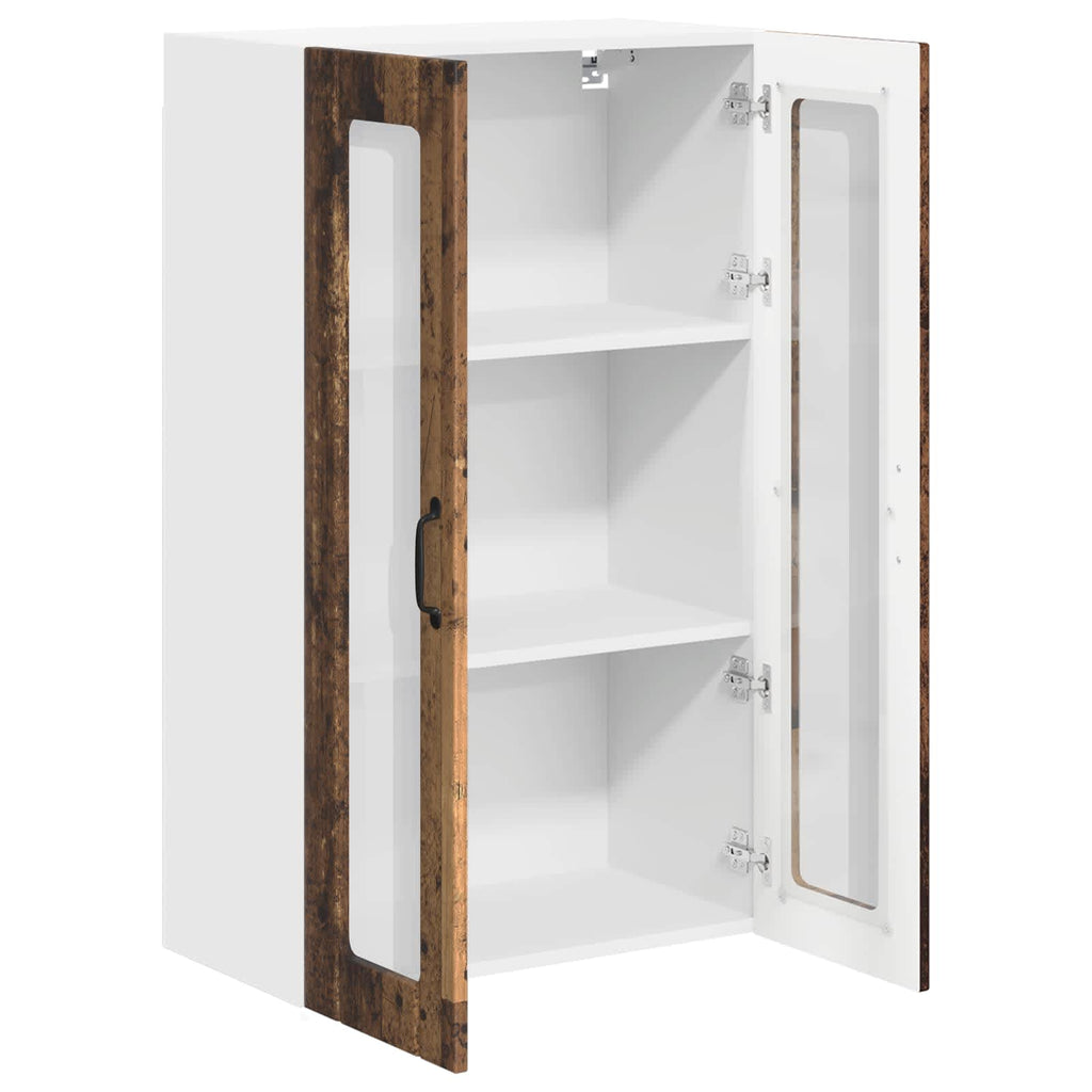 Wandglas-Schrank LUCCA Altholz 60 x 31 x 100 cm Holzwerkstoff