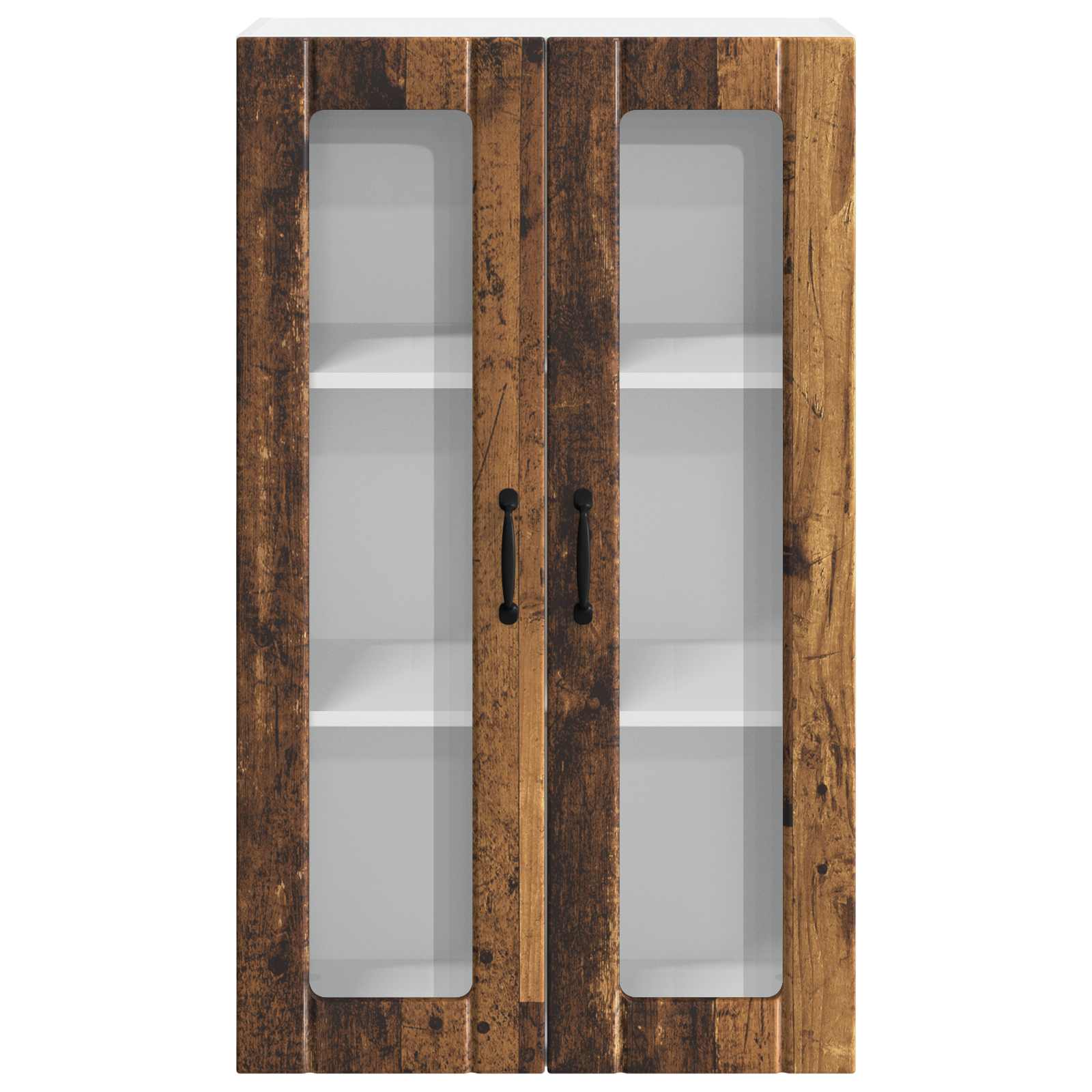 Wandglas-Schrank LUCCA Altholz 60 x 31 x 100 cm Holzwerkstoff