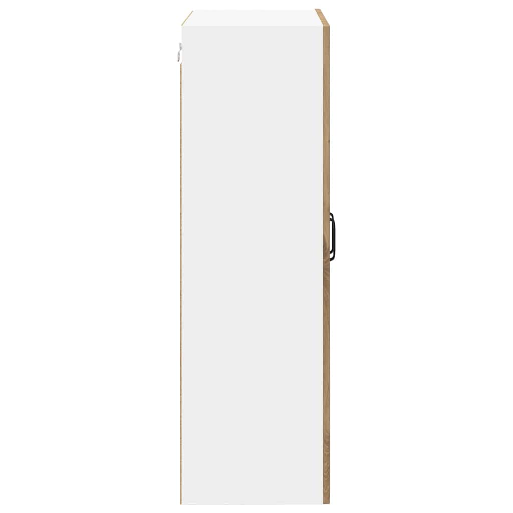 Wandglas-Schrank LUCCA Artisan-Eiche 60 x 31 x 100 cm