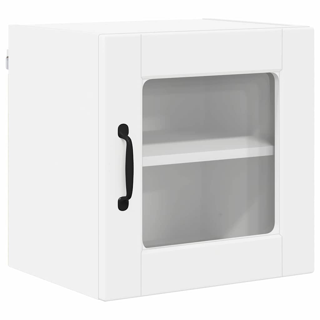 Wandglas-Schrank PORTO Weiß 40 x 31 x 40 cm Holzwerkstoff