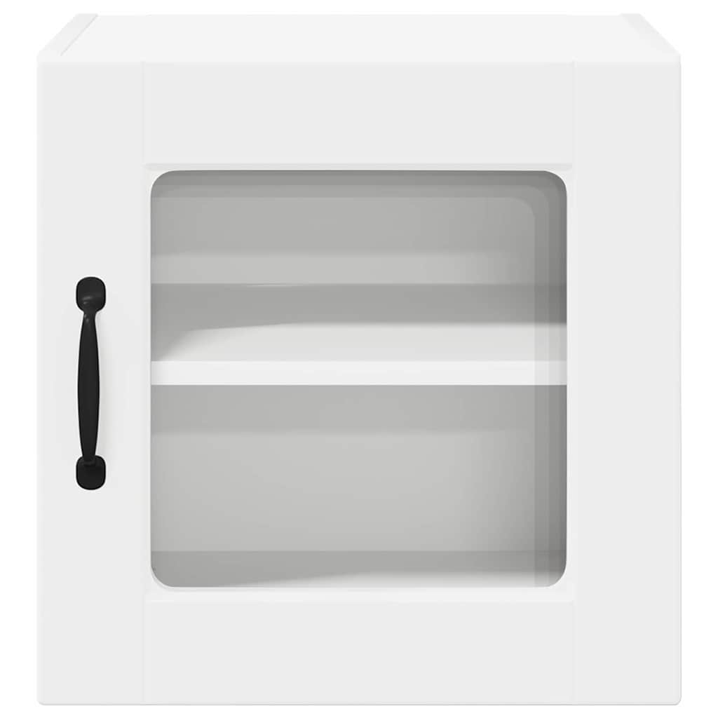 Wandglas-Schrank PORTO 2 pcs Weiß 40 x 31 x 40 cm Holzwerkstoff