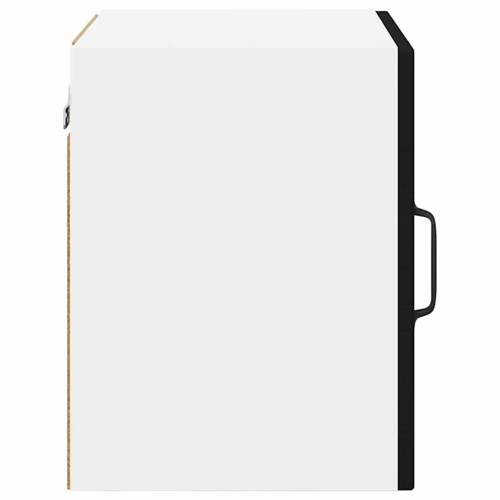 Wandglas-Schrank PORTO Schwarz 40 x 31 x 40 cm Holzwerkstoff