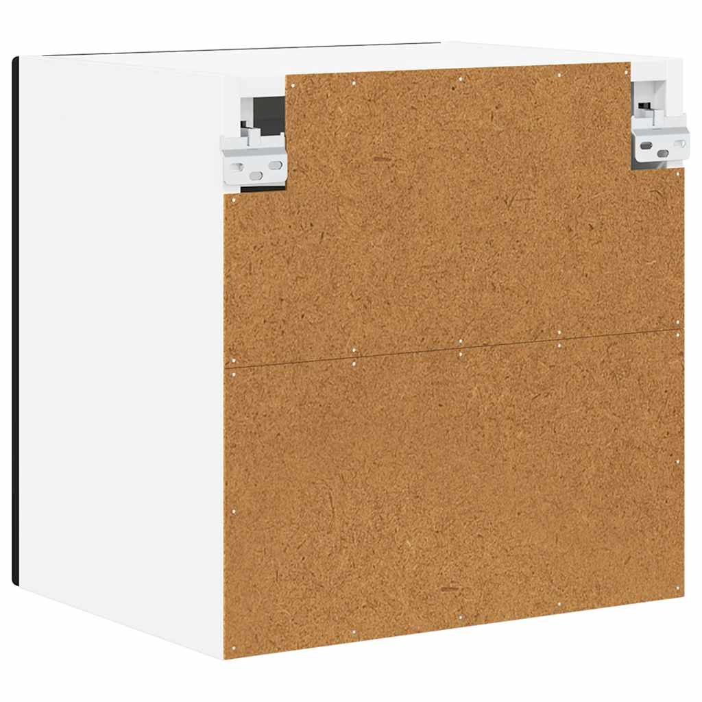 Wandglas-Schrank PORTO 2 pcs Schwarz 40 x 31 x 40 cm