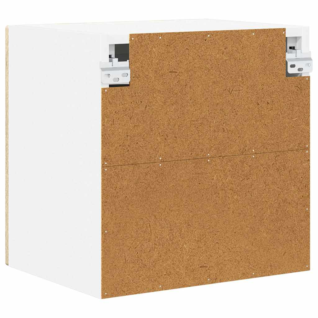 Wandglas-Schrank PORTO Sonoma-Eiche 40 x 31 x 40 cm