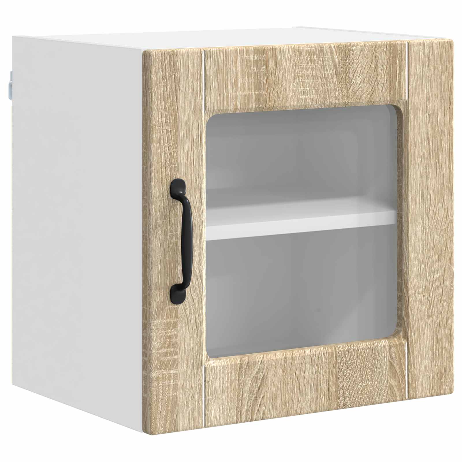 Wandglas-Schrank PORTO 2 pcs Sonoma-Eiche 40 x 31 x 40 cm