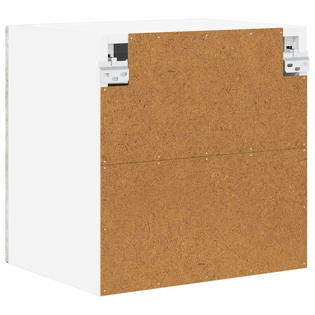 Wandglas-Schrank PORTO Beton Grau 40 x 31 x 40 cm Holzwerkstoff