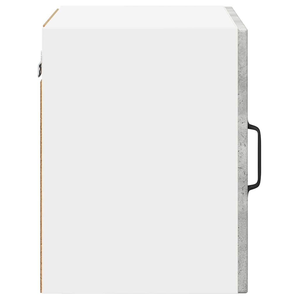 Wandglas-Schrank PORTO Beton Grau 40 x 31 x 40 cm Holzwerkstoff
