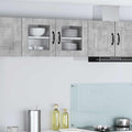Wandglas-Schrank PORTO 2 pcs Beton Grau 40 x 31 x 40 cm