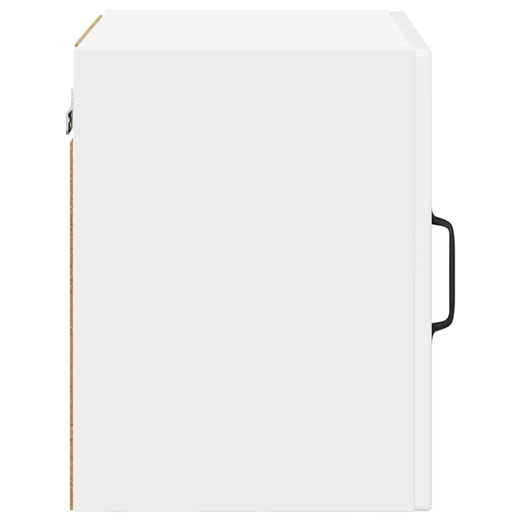 Wandglas-Schrank PORTO 2 pcs Hochglanz Weiß 40 x 31 x 40 cm