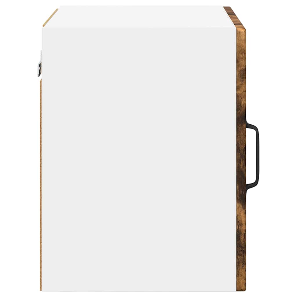 Wandglas-Schrank PORTO Geräucherte Eiche 40 x 31 x 40 cm