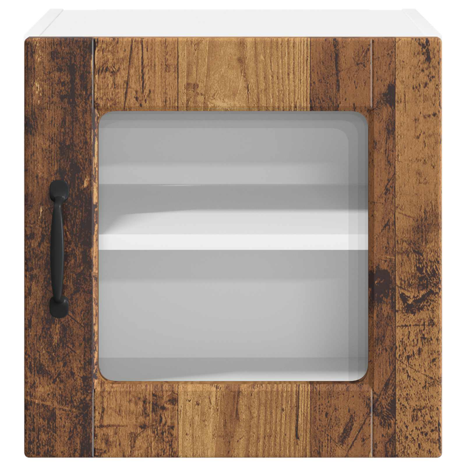 Wandglas-Schrank PORTO Altholz 40 x 31 x 40 cm Holzwerkstoff