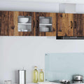 Wandglas-Schrank PORTO 2 pcs Altholz 40 x 31 x 40 cm
